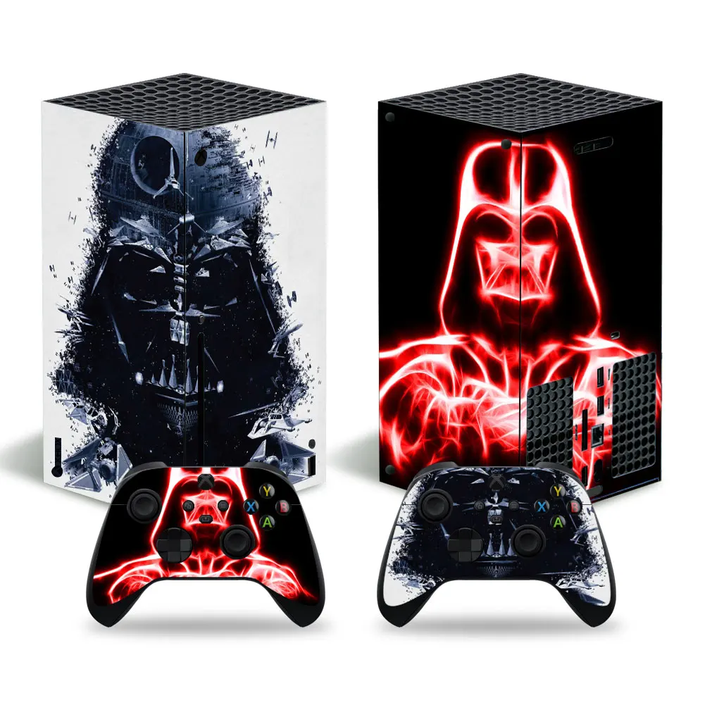 Star Wars Darth Vader Skin Sticker Decal Cover for Xbox Series X Console and 2 Controllers Xbox Series X Skin Sticker Vinyl 
