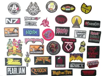 

2019 Fashion iron on patches badge embroidered DIY cloth Applique new design wholesale