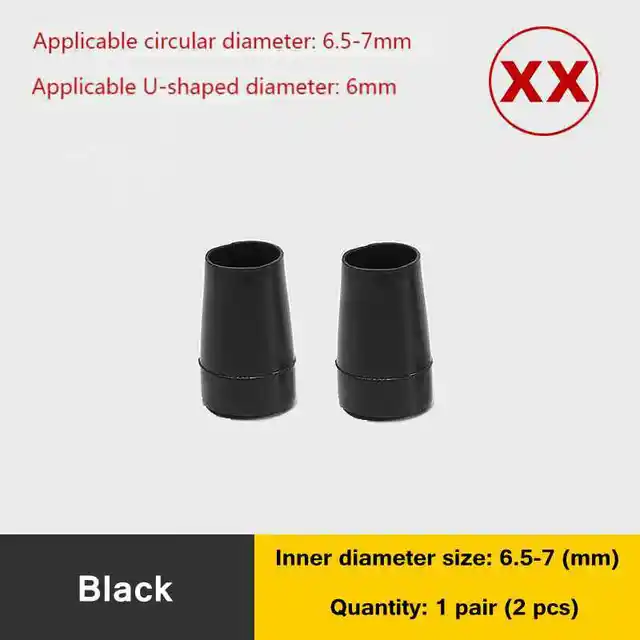 Silencer Heel Protector Round Shape Woman High heels Protective Cover Non-slip Wearable Heel Cover Shockproof Accessories Black-XX