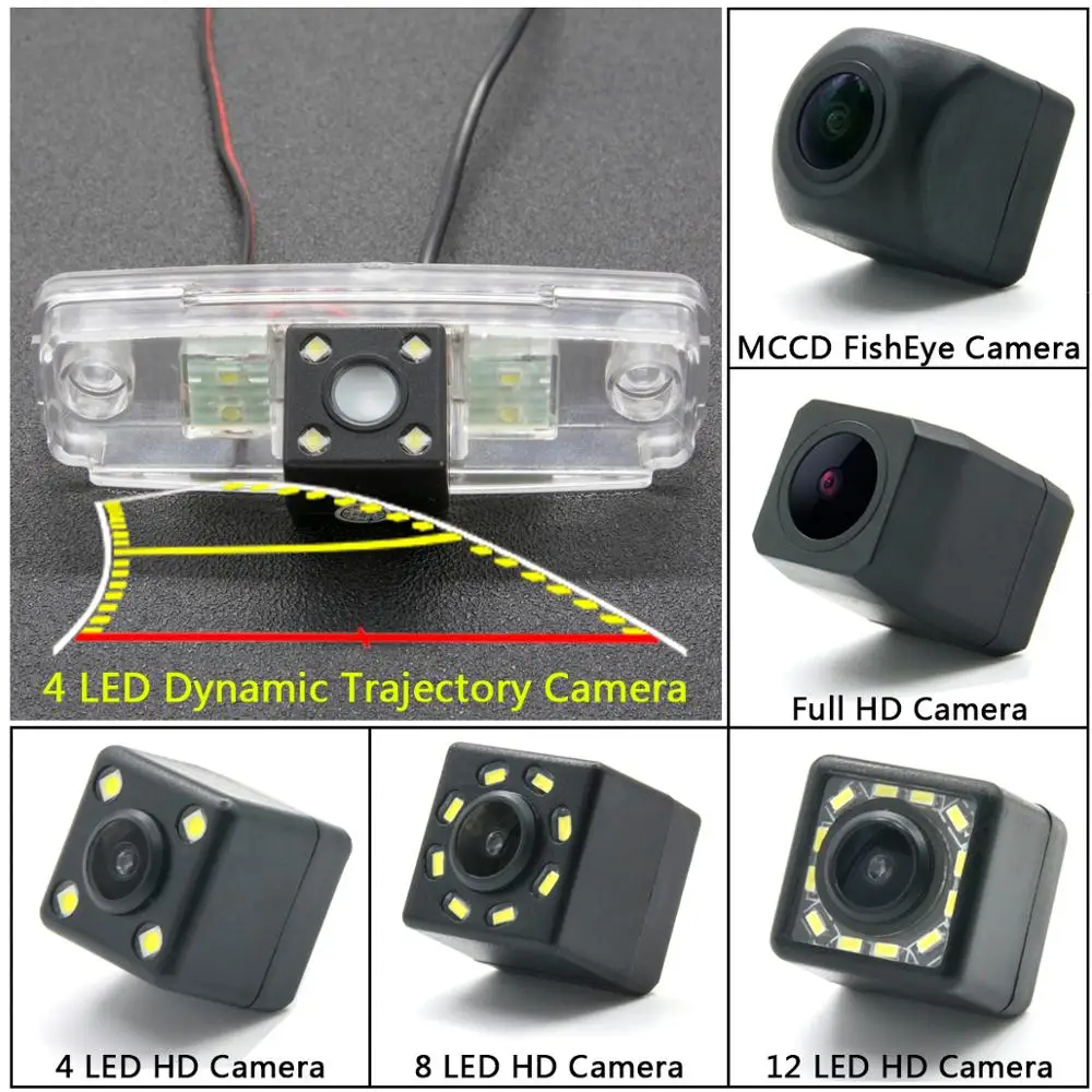 HD Dynamic Trajectory Tracks Rear View Reverse Camera for Subaru
