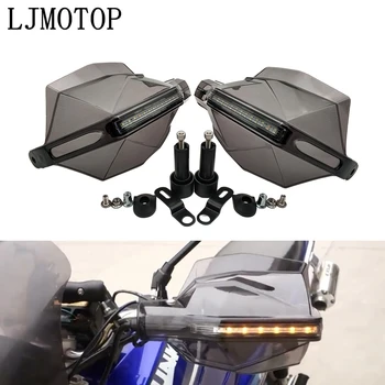 

Motorcycle Hand Guard Handle Protector HandGuards with LED Signal Light For YAMAHA TMAX 530 2012-2016 500 2008-2011
