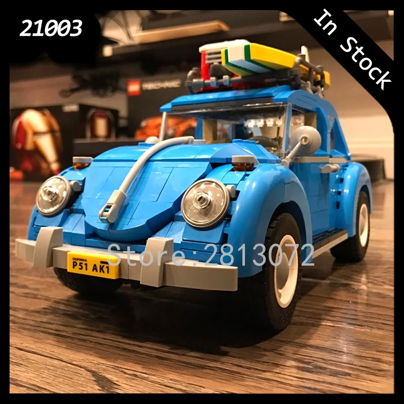 Creator Car Technic Forded Mustanged 21001 21002 21003 Mini Cooper строительные блоки Совместимые 10220 10242 10252