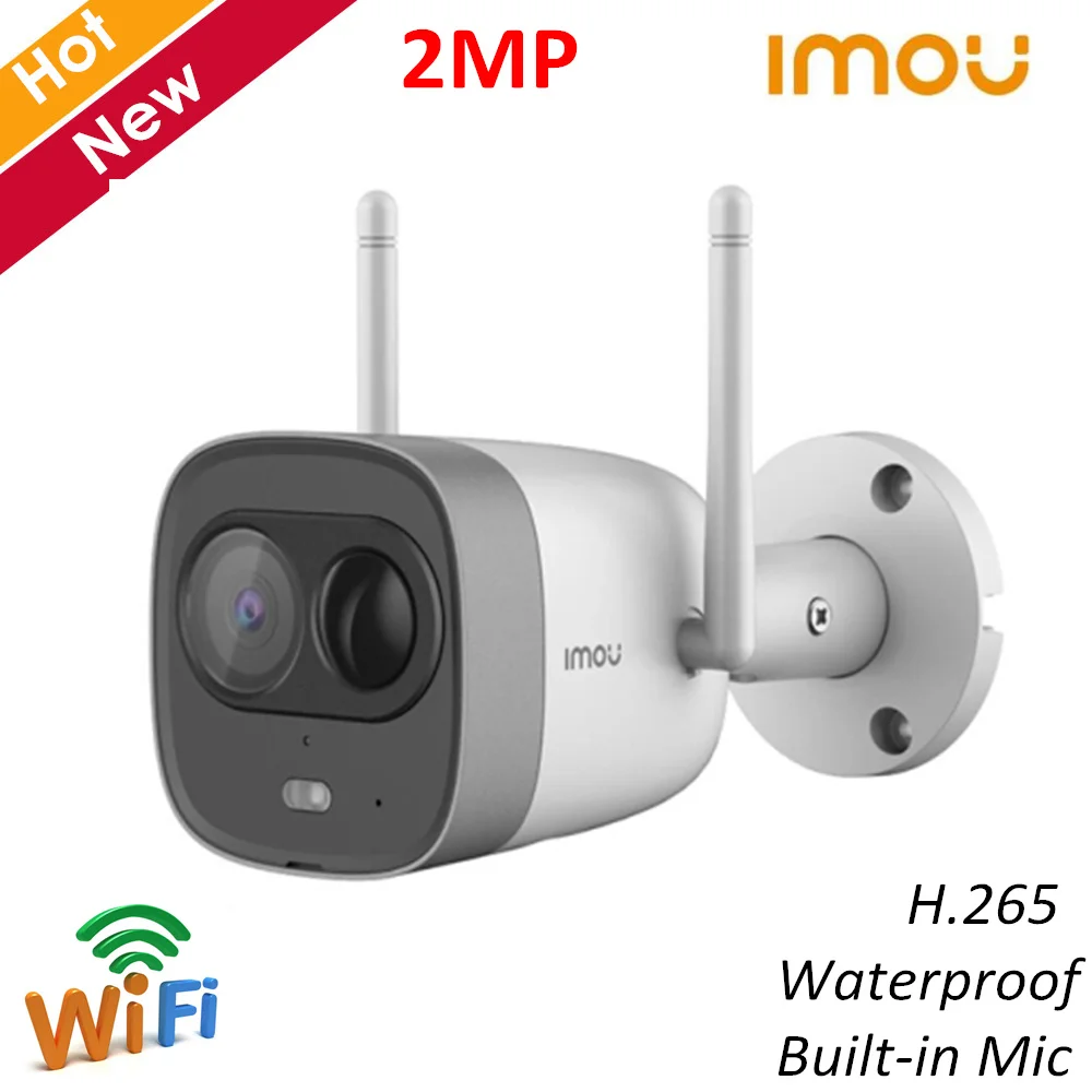 Новая Dahua Imou Wifi камера 1080P H.265 беспроводная Wi-Fi двойная антенна камера Встроенный микрофон ночное видение двусторонняя связь IP67