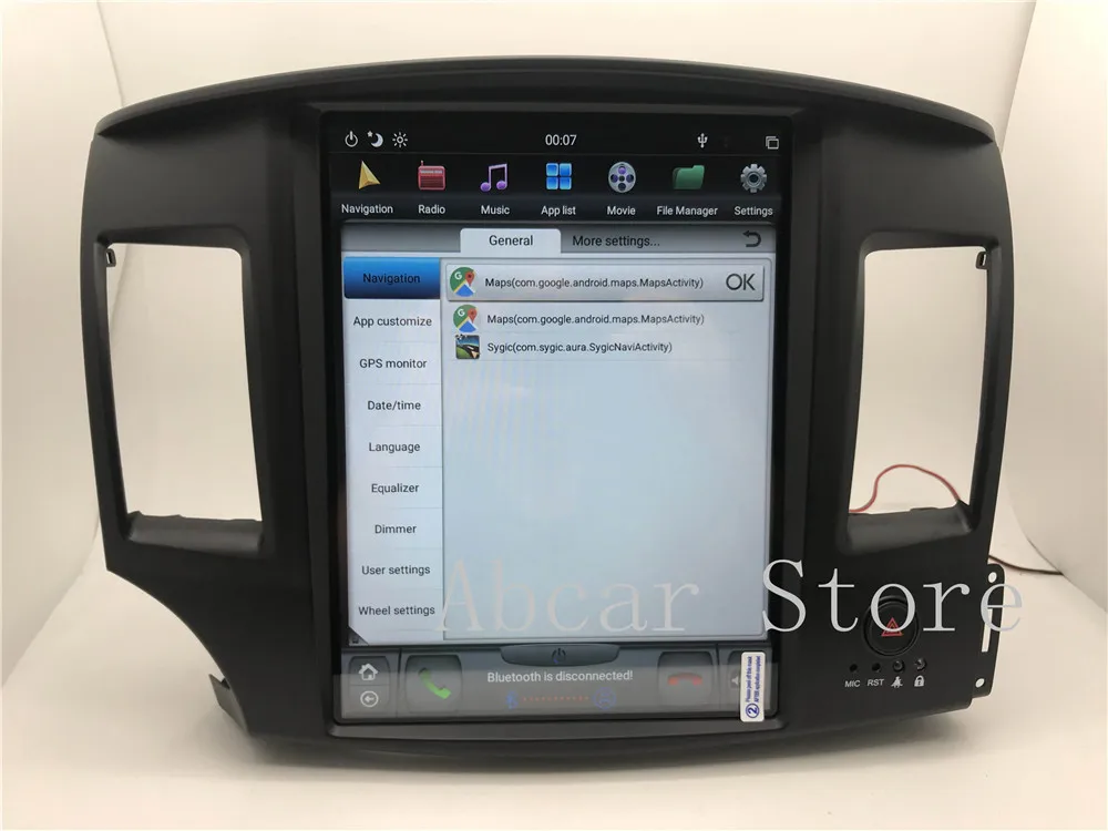 12,1 ''Tesla стиль Android 8,1 автомобильный dvd-плеер gps навигация для Mitsubishi Lancer EVO 2007- стерео радио PX6 HDMI авто ips