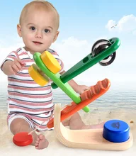 Arbre à musique en bois pour enfants, hochet, cloches, jouet sensoriel, nouvelle collection