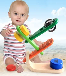 Novas crianças instrumento de brinquedo música árvore instrumento musical de madeira chocalho sinos brinquedo de madeira árvore musical para crianças brinquedos sensoriais