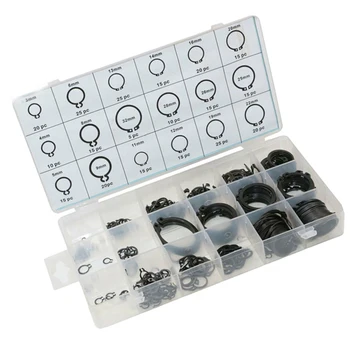 

300 Pieces 3-32mm E-Clip Snap Circlip Kits External Retaining Ring Assortment