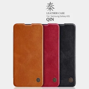

Nillkin Qin Flip Leather Case Cover For Samsung A31 / A71 5G Phone Case Luxury Vintage Wallet Flip Book Case Drop Shipping