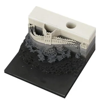 

HOT DIY Paper Notes Art Building Block 3D Decoration Sticky Notes Stickers Paper Cards Craft Post TI99