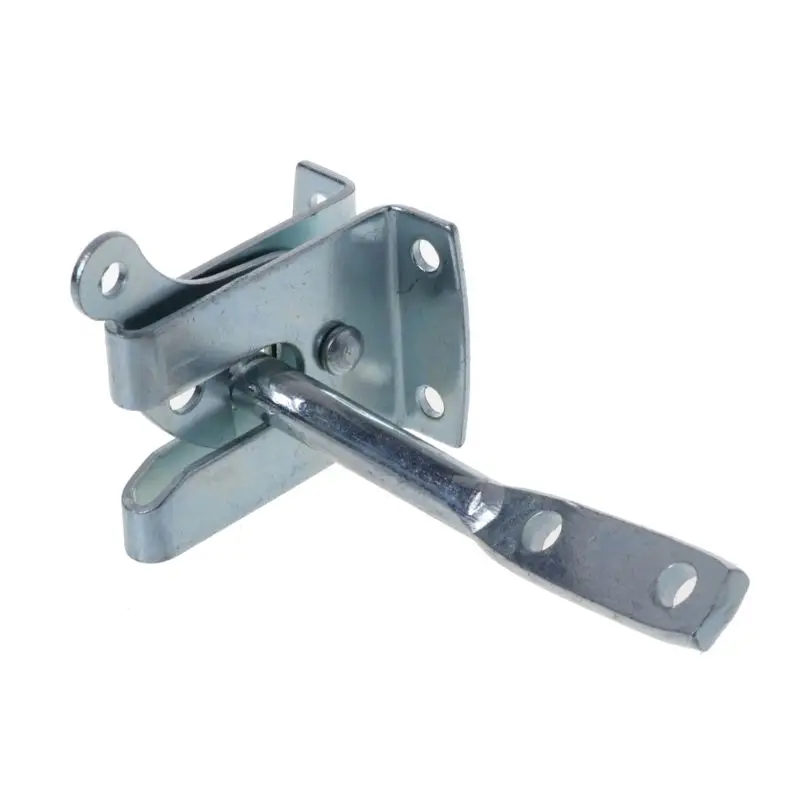 Electroplated Steel Auto Door Bolt Lock Hasp Latch for Garden Fence Pasture Farm Q1QC