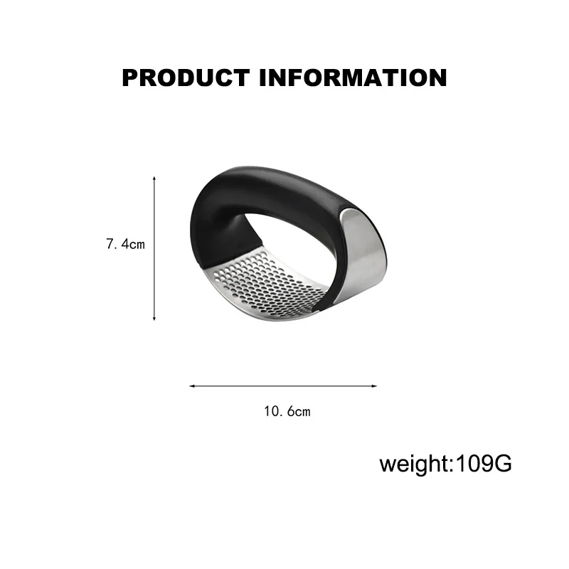 Новинка, измельчитель из нержавеющей стали, измельчитель для чеснока, пресс для чеснока, ручная шлифовальная машина для чеснока, терка для имбиря, пресс для кухни, аксессуары для чеснока