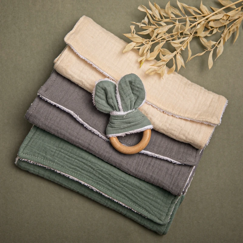 Toallas para bebé recién nacido, tela de algodón suave, absorbente, gasa, Baberos alimentación, Toalla de baño, regalo de ducha de bebé, paño de eructo, 1 Uds.