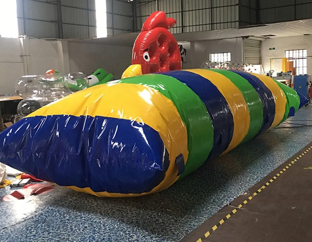 

Free Shipping 7*3m Bouncing Pillows Floating Beds Inflatable Jumping Pillow Water Blob Inflatable Trampoline Wth a Pump