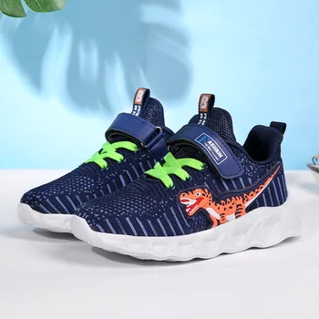

2020 Hot Little Boy Running Shoes Beige Kids Cartoon Sneakers Breathable Toddler Boy Flats Casual Shoes Designer Boy Sneakers