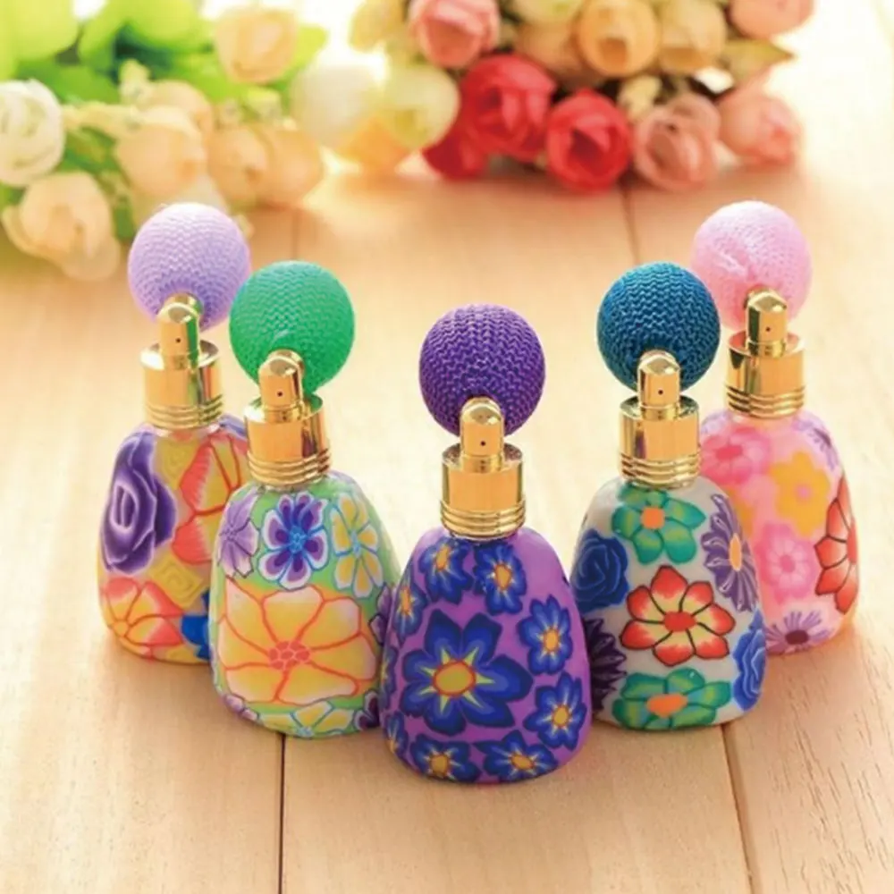 1Pcs Portable Perfume Bottle Can Carry Carry Travel Size Polymer Clay