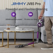 JIMMY – aspirateur à main sans fil JV85 Pro, puissance d'aspiration 200aw, moteur numérique sans balais 550W, bruit Ultra-faible, HEPA