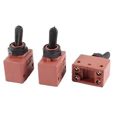 

3Pcs Electric FD2-4/2F AC 250V 6A DPST Normal Open ON/OFF Toggle Switch
