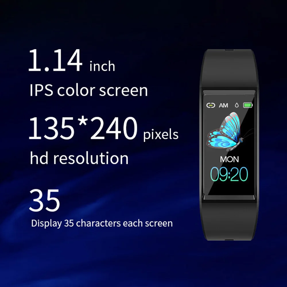 B86 Smart watch Men smart bracelet blood pressure measurement health wristband fitness tracker touch screen Smart Band Watches