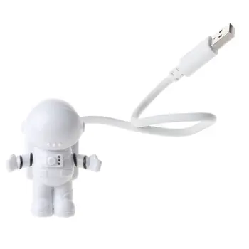 

Creative Spaceman Astronaut LED Flexible USB Light Night Light for Kids Toy W91A