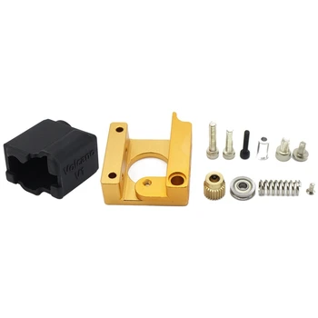 

3D Printer Mk8 1.75Mm Remote Extruder Kit Frame & 1 Pcs V1 Silicone Sock Black Heated Reprap Cover
