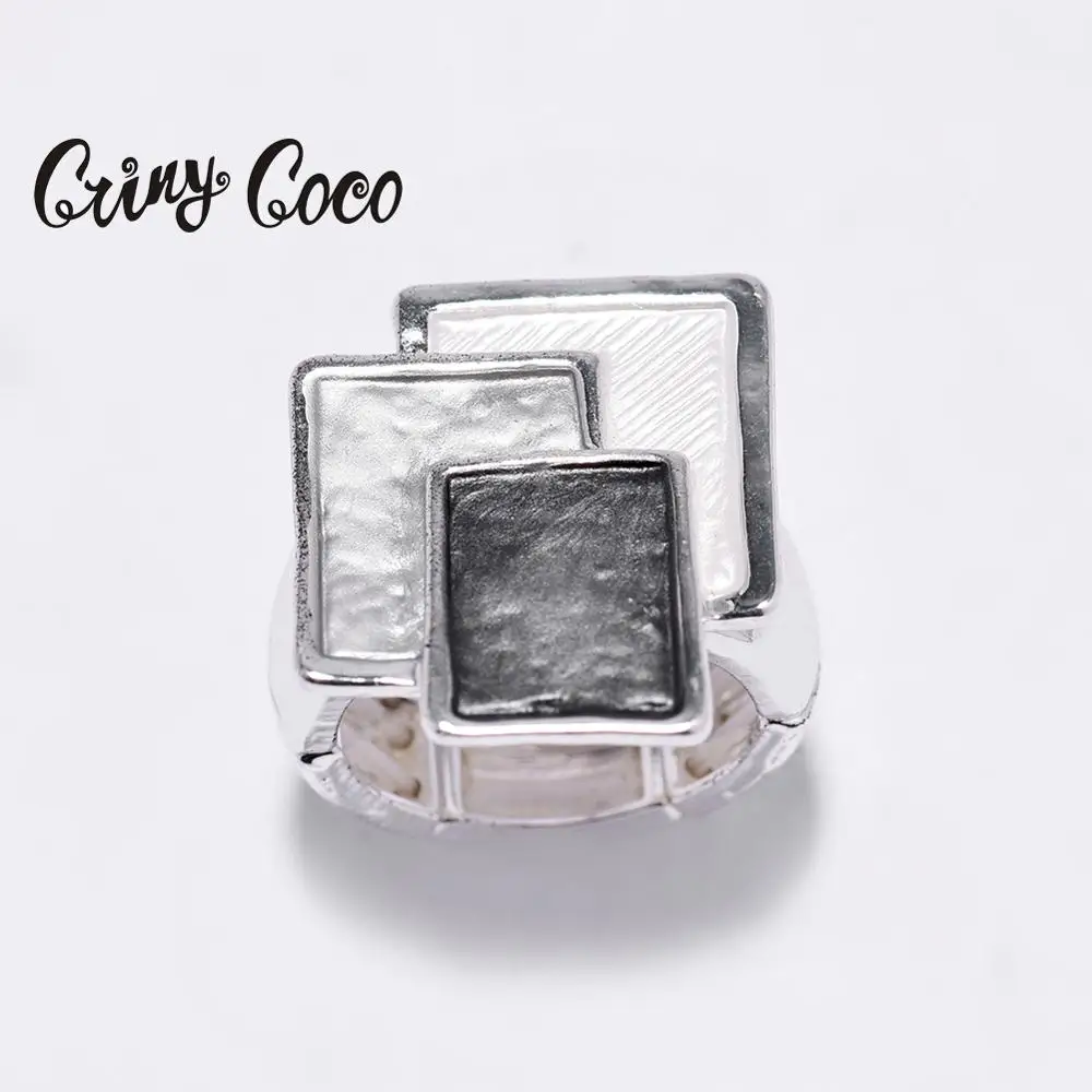 Cring Coco 2020 Новое поступление геометрические кольца для женщин модные девушки