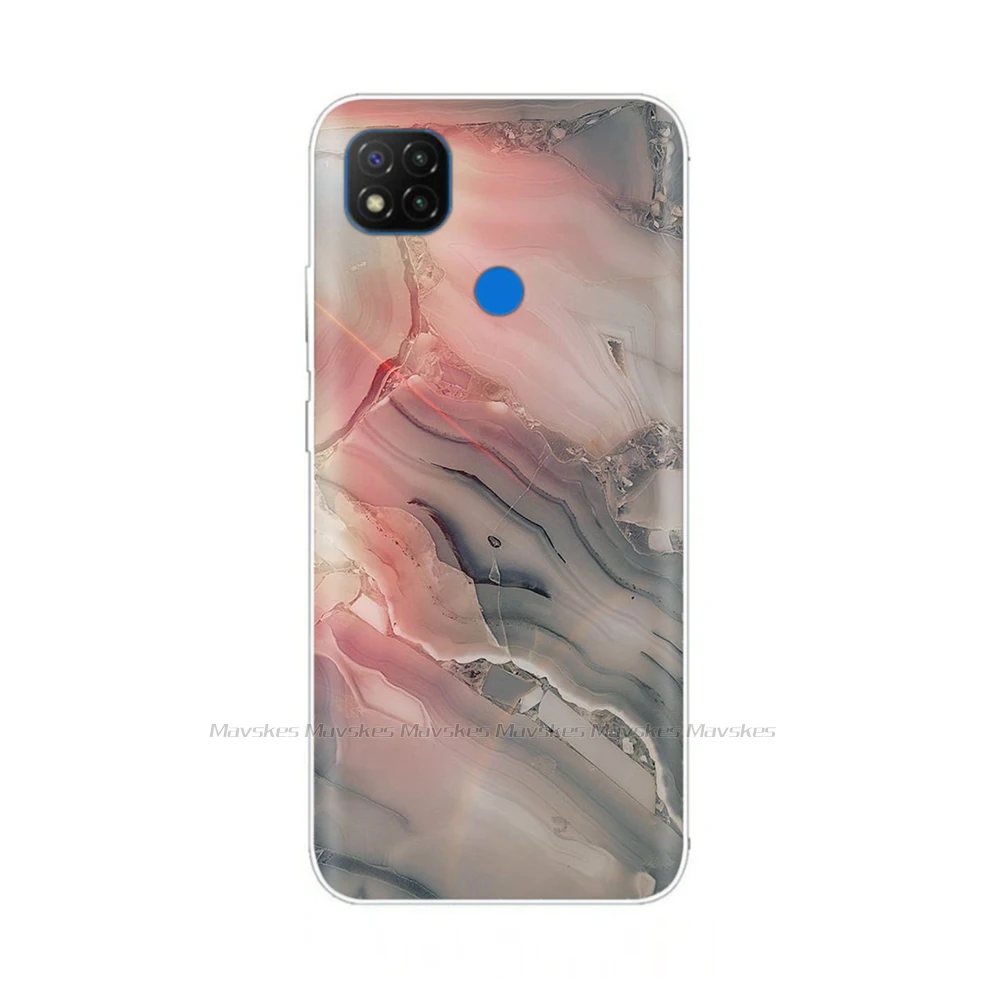 xiaomi leather case chain For Xiaomi Redmi 9C Case Redmi9C Silicone Soft TPU Back Cover For Redmi 9C NFC Mobile Phone Case for Redmi 9A Bumper hongmi 9 C xiaomi leather case cosmos blue Cases For Xiaomi