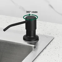 สแตนเลสสตีลอ่างล้างจานสบู่เหลว Built-In ปั๊มโลชั่นหัว Extension ซิลิโคนชุดสำหรับห้องครัวสบู่ Dispenser 6