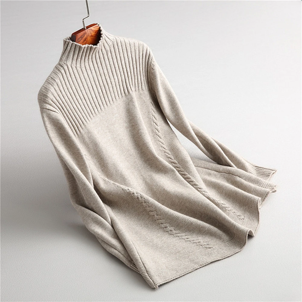 Autumn winter women Simple sweaters and Long Sleeve casual crop sweater slim solid knitted jumpers 8-7768 | Женская одежда