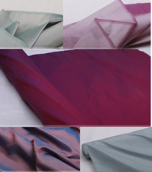 

Double palace silk mulberry silk solid color yarn-dyed multi-color handmade fabric raw thai silk dupion silk silk for wedding