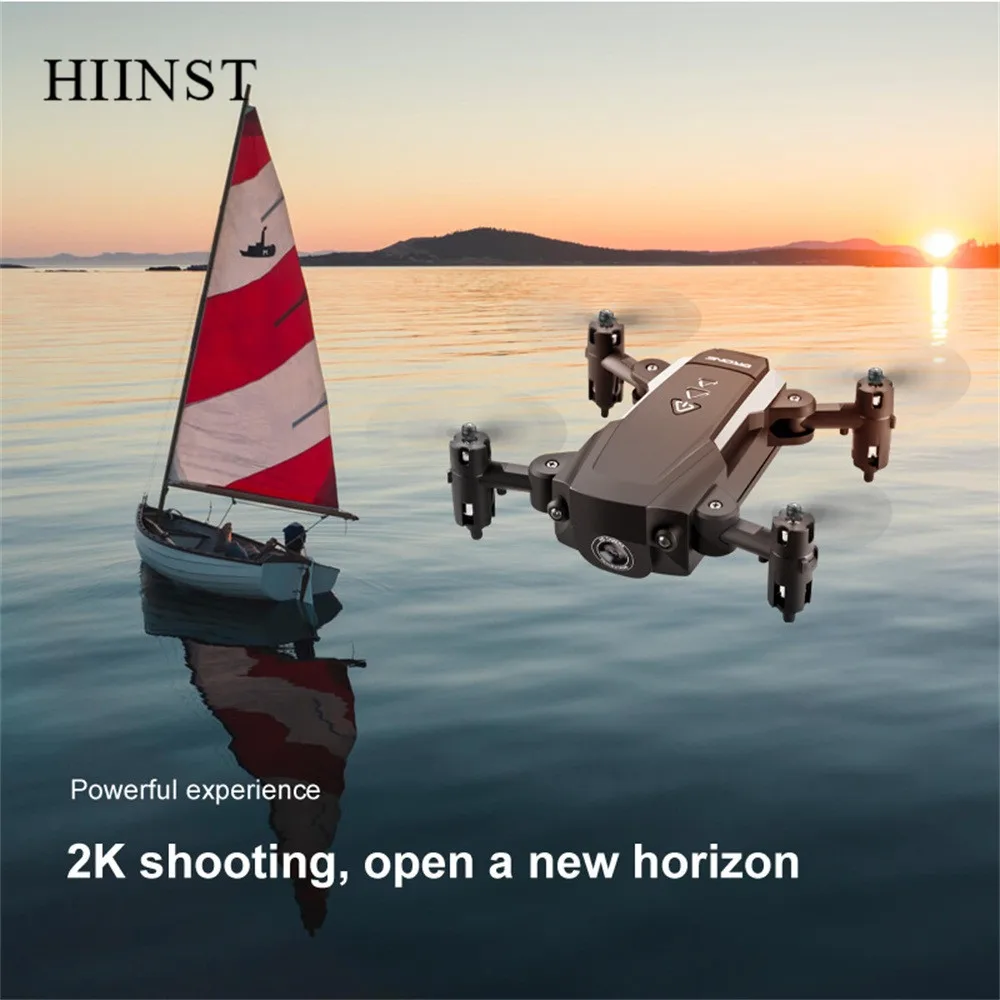 Hiinst 2,4G мини Радиоуправляемый Дрон 720PHD камера Индукционная wifi FPV складной Радиоуправляемый квадрокоптер Дрон длительный срок службы пульт дистанционного управления Радиоуправляемый вертолет