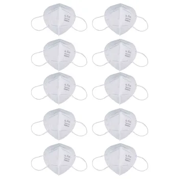 

10PC PM2.5 Anti Foggy Pollution Masks Six-Layer Filter Protection Mask mascarilla Outdoor Dustproof Breathable Face Mouth Mask