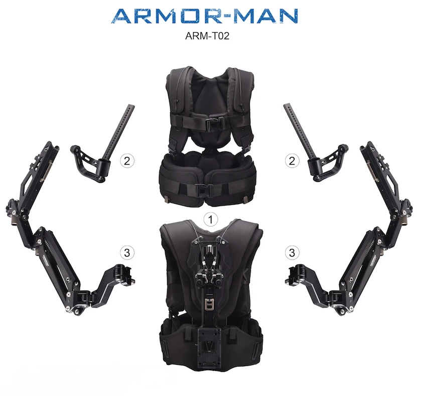 Tilta MAX ARMOR-MAN Ultimate Steadicam Steaycam шарнирный штатив нагрузка 11,3 кг жилет+ рука+ чехол