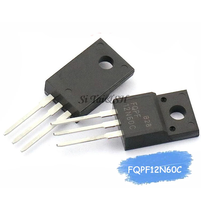 10pcs/lot Fqpf12n60c 12n60c 12n60 To-220f - Integrated Circuits ...