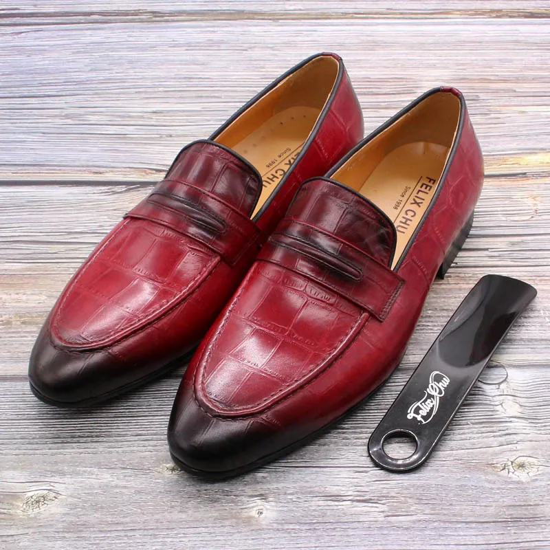 2020 Mens Penny Loafers Genuine Leather 