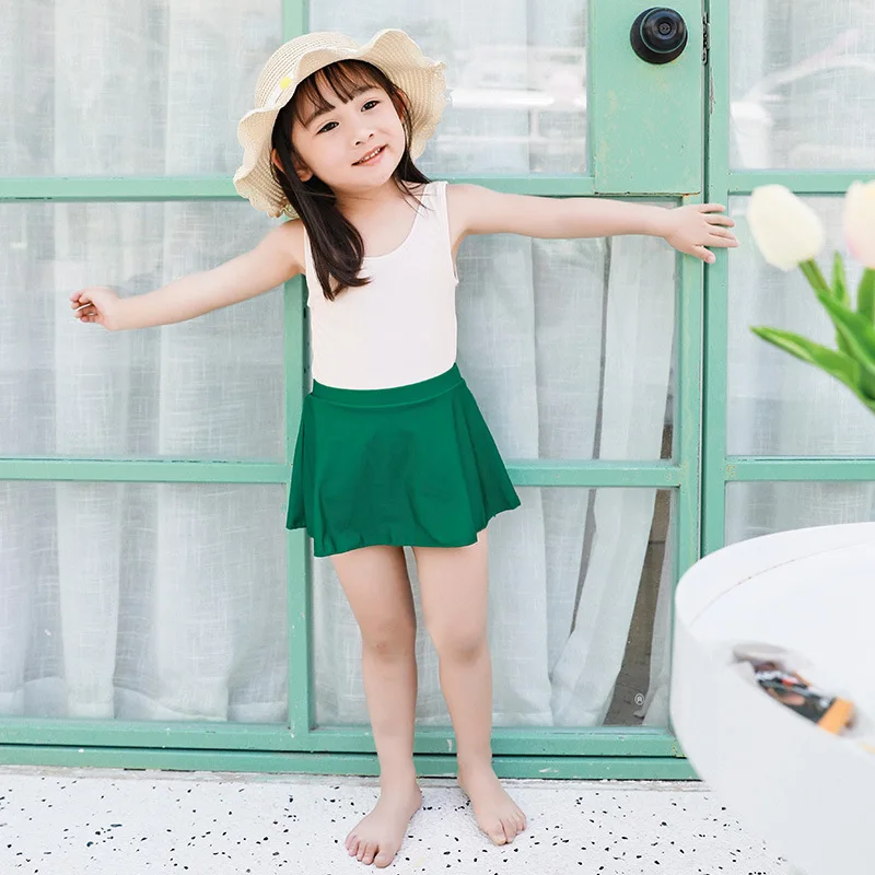 

Girl'S Swimsuit Split Type-Baby Princess Dress-Pants Big Boy Tour Bathing Suit Swimwear CHILDREN'S Bikini