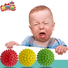 Детский шар для рук, акантосфера, детский Кристальный массаж, мяч для цезарева, мягкий, тактильный, для сенсорной интеграции, для обучения