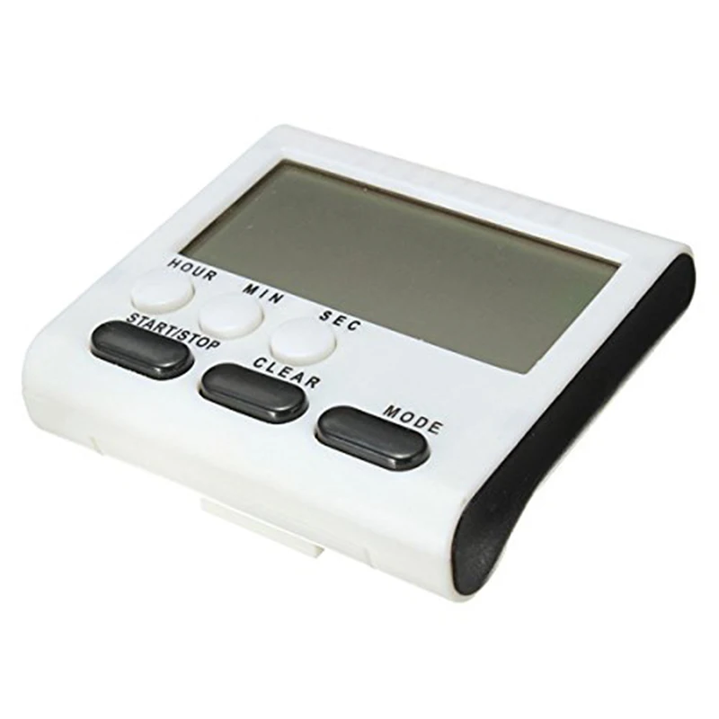 Digital egg timer / kitchen timer with loud alarm, up and down function, magnetic stand