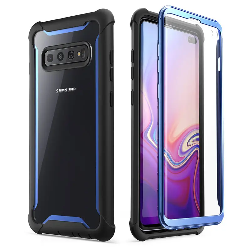 For Samsung S10 Plus Case 6.4 Ares Full-Body Rugged with Built-in Screen Protector [NOT Compatible Fingerprint Sensor] |