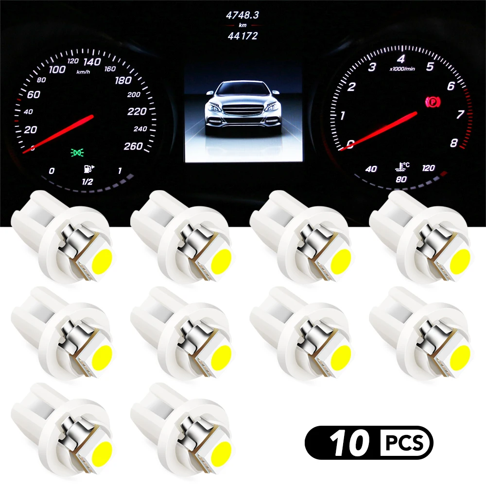 10Pcs Car LED Light Bulb instrument Wedge Interior Lamp for Lexus RX 300 IS 250 GX 400 460 UX 200 NX LX ES | Автомобили и