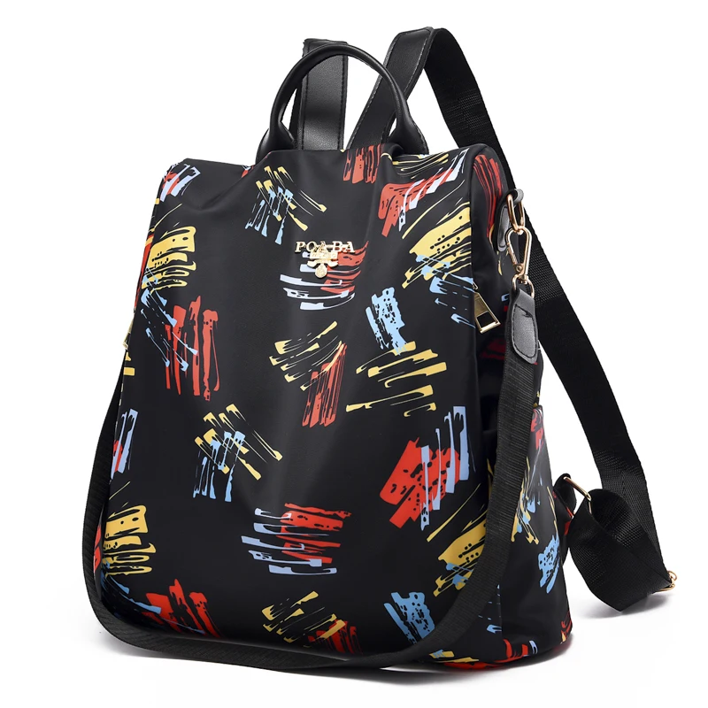Fashion Anti Theft Women Backpack Durable Fabric Oxford School Bag Pretty Style Girls School Backpack Female Travel Backpack