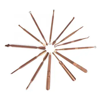 

Cuticle Remuver 13pcs Steel Cuticle Spoon Pusher Fork Dead Skin Files UV Gel Polish Removal Nail Art Tool Cuticle Remover Tool