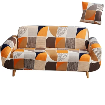 

Modern Home Elastic Sofa Cover For Living Room Sectional Corner Couch Slipcover Funda Sofa Cloth Towel L Shape Needs Two Pieces