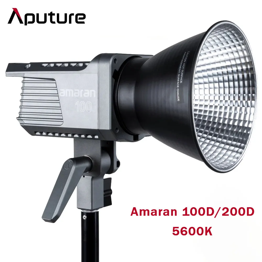 Aputure Amaran 100D 200D LED Video Photography Light 130W CRI 95+ TLCI 96+ Compatible-Bluetooth App Control DC/AC Power Supply |