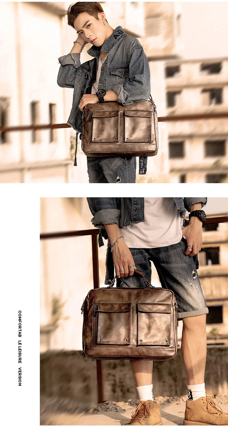 Сумка на одно плечо мужская повседневная сумка через плечо Arge-capacity Etro-Bag индивидуальный деловой портфель многофункциональная мужская сумка