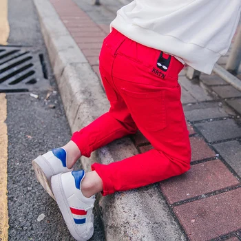 

Spring Children's Clothing Children Casual Pants 2020 New Boys Pencil Pants Korean Fashion Holes Trousers-Music of the Tide