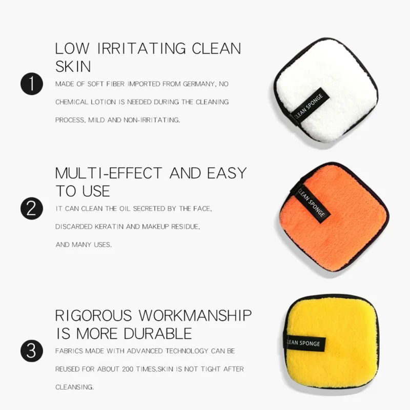 New Arrival Soft Comfortable Dry And Wet Dual-use Cosmetic Makeup Puff 5pcs Lazy Powder Puff