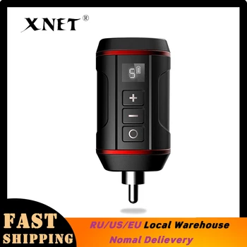

XNET Portable Mini Wireless Tattoo battery Power Supply RCA AUDIO DC Connector Travel Fast Charge for Rotary Tattoo Machine