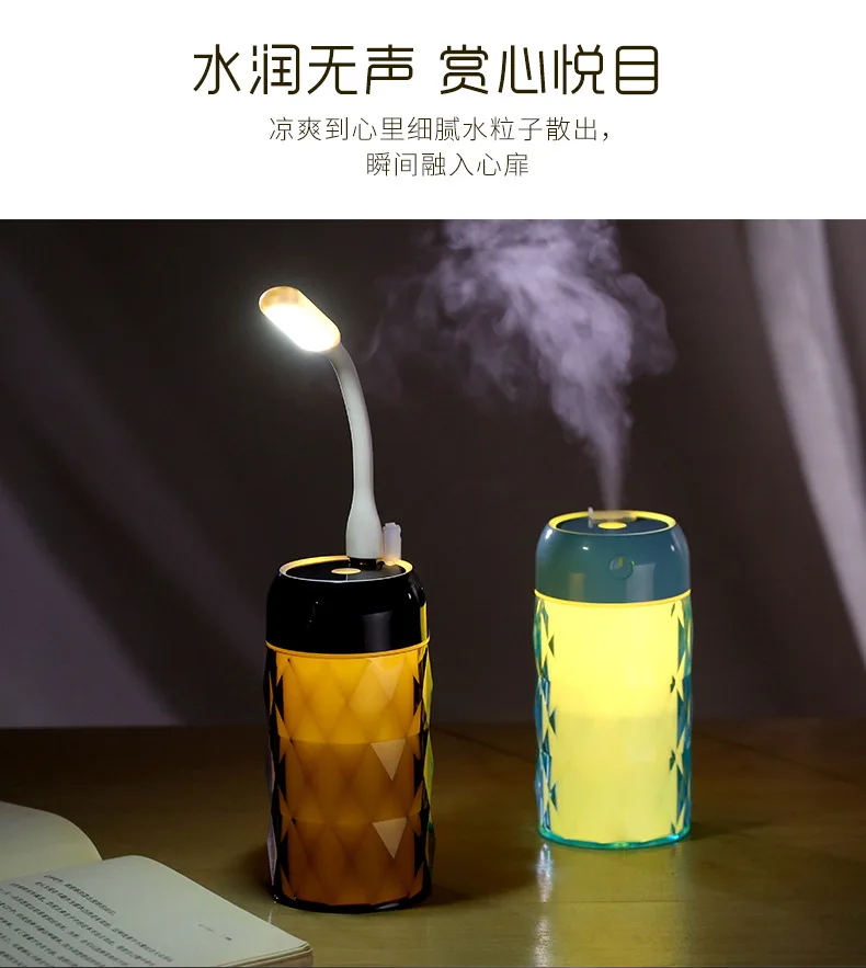 Хрустальная бутылка, увлажнитель, usb мини, Ночной светильник, увлажнитель воздуха, бесшумный, домашний, офисный, настольный, увлажнитель воздуха, ладан, машина, увлажнители воздуха