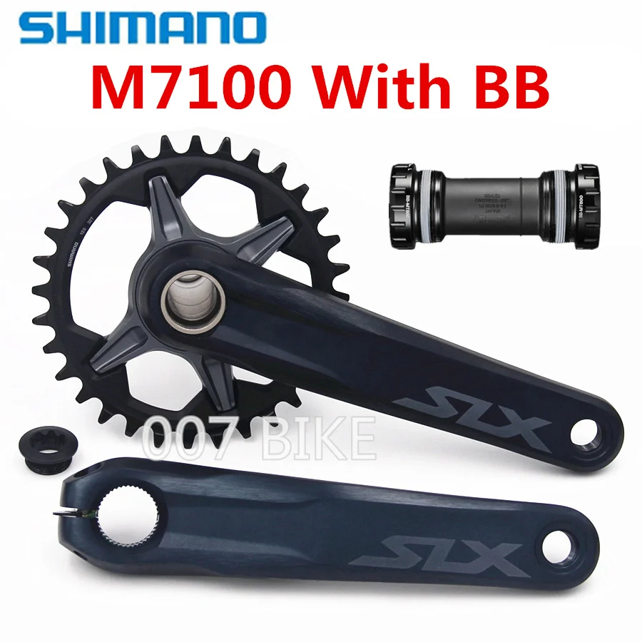 SHIMANO DEROE SLX FC M7100 шатун M7100 12-speed 30T 32T 34T 170 мм 175 мм HOLLOWTECH II MTB шатун