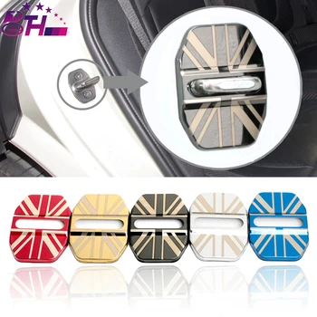 

4pcs Car-Styling Door lock Cover UK national flag Emblem Cover Fit For BMW Mini Cooper 2011 2012 2013 Accessories Car Styling